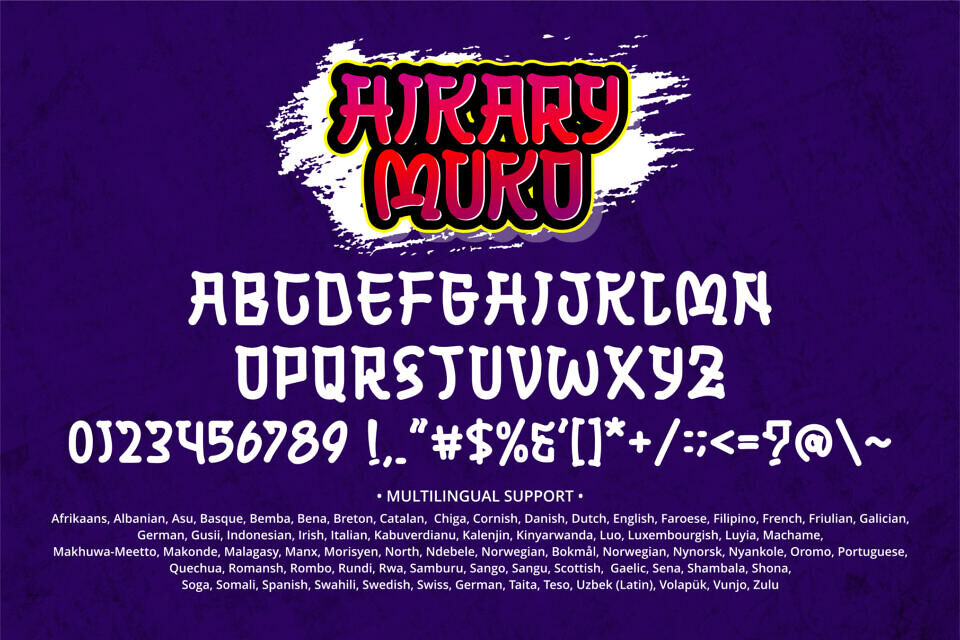 Hikary Muko Font