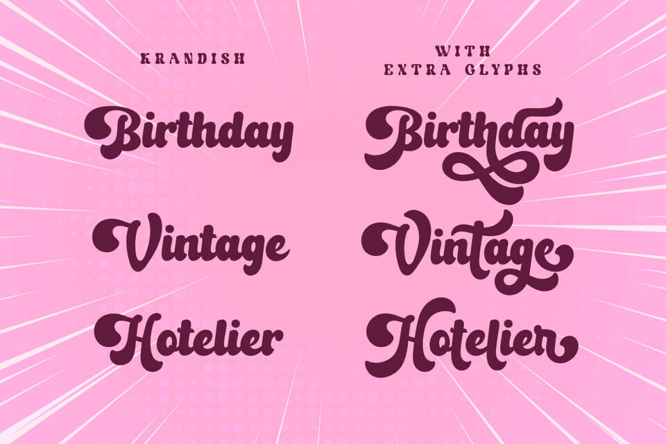 Krandish Font