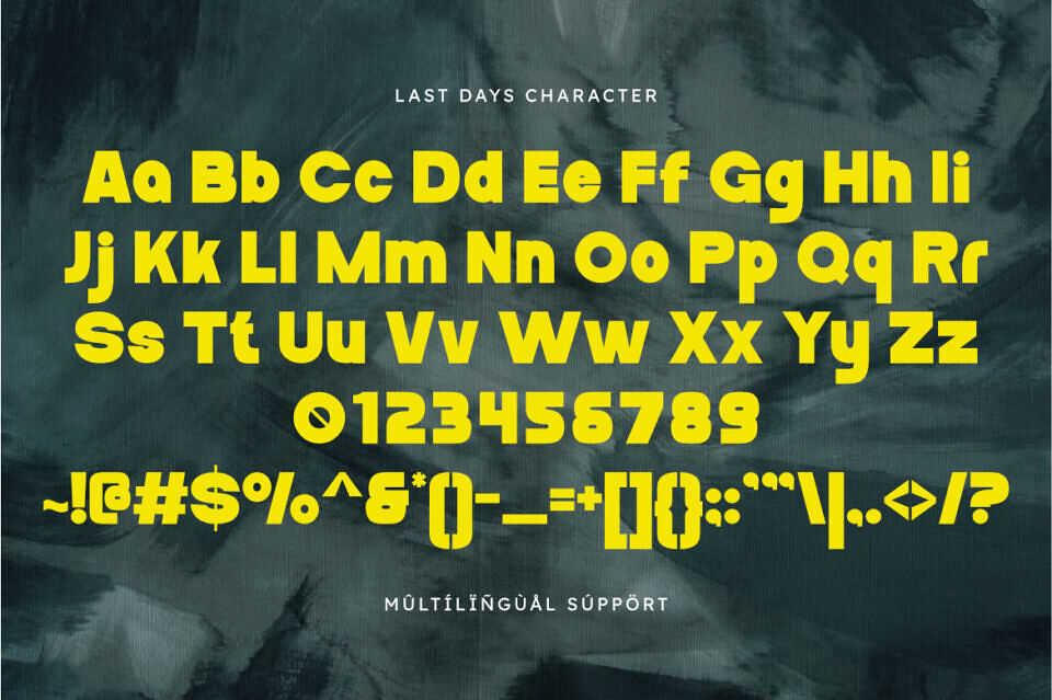 Last Days Font