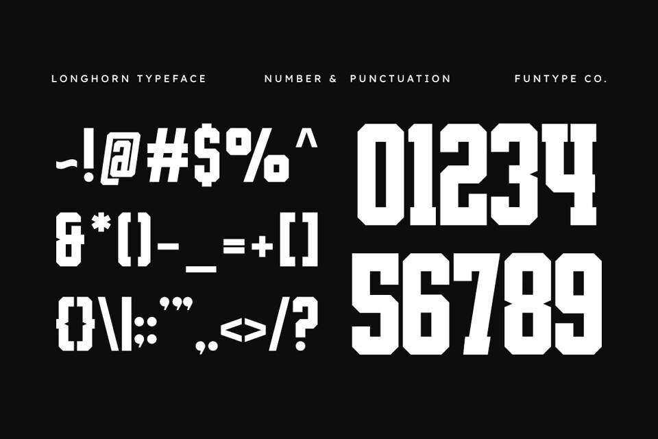 Longhorn Font