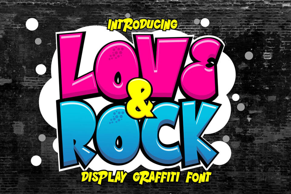Love 038 Rock Font