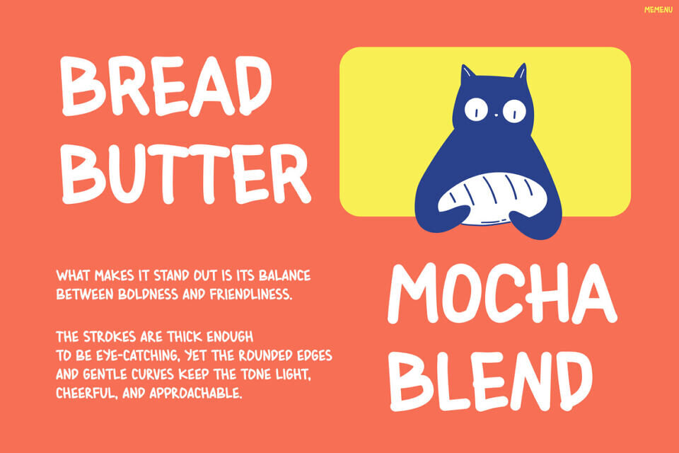 Memenu Font
