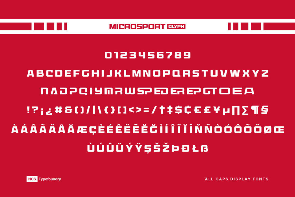 Microsport Font