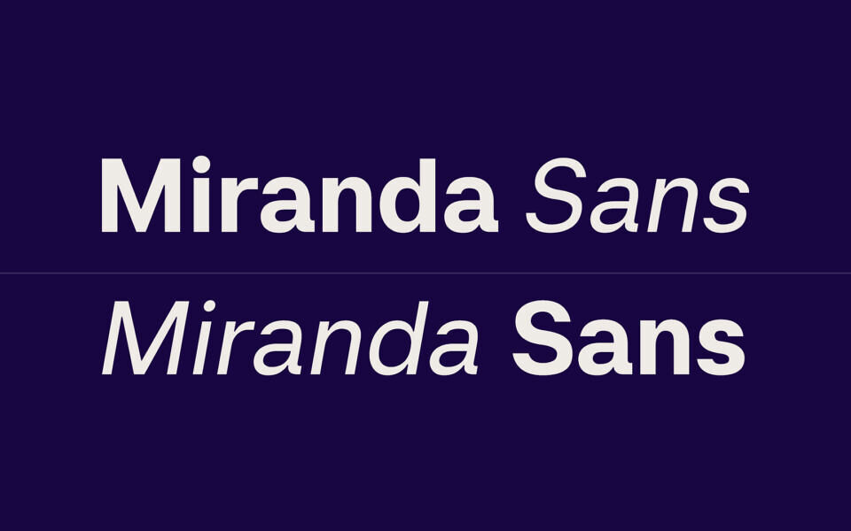 Miranda Sans Font Family