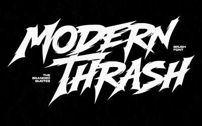 Modern Thrash Font