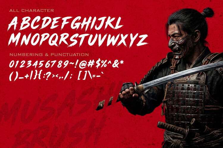 Musashi Brush Font