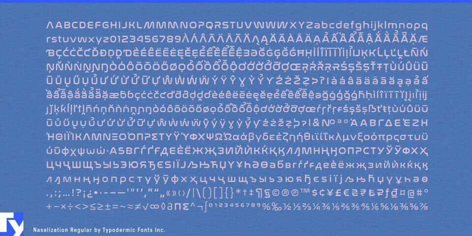 Nasalization Font