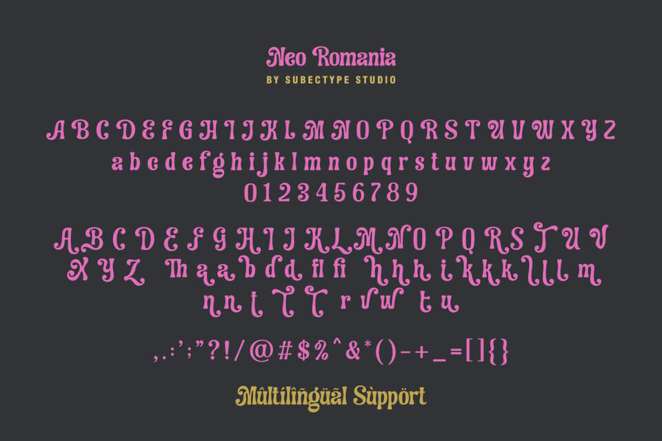 Neo Romania Font