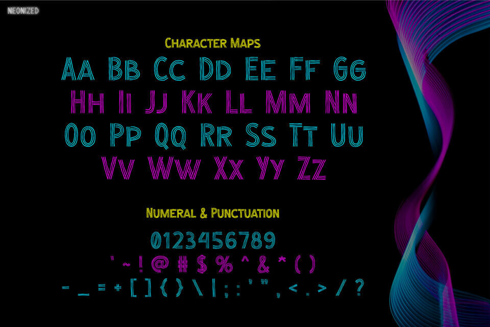 Neonized Font