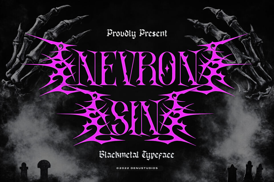 Nevron Sin Font