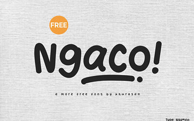 Ngaco Font