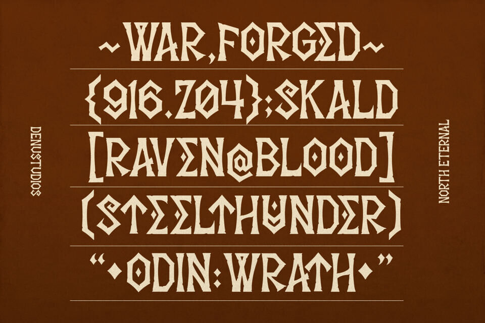 North Eternal Font