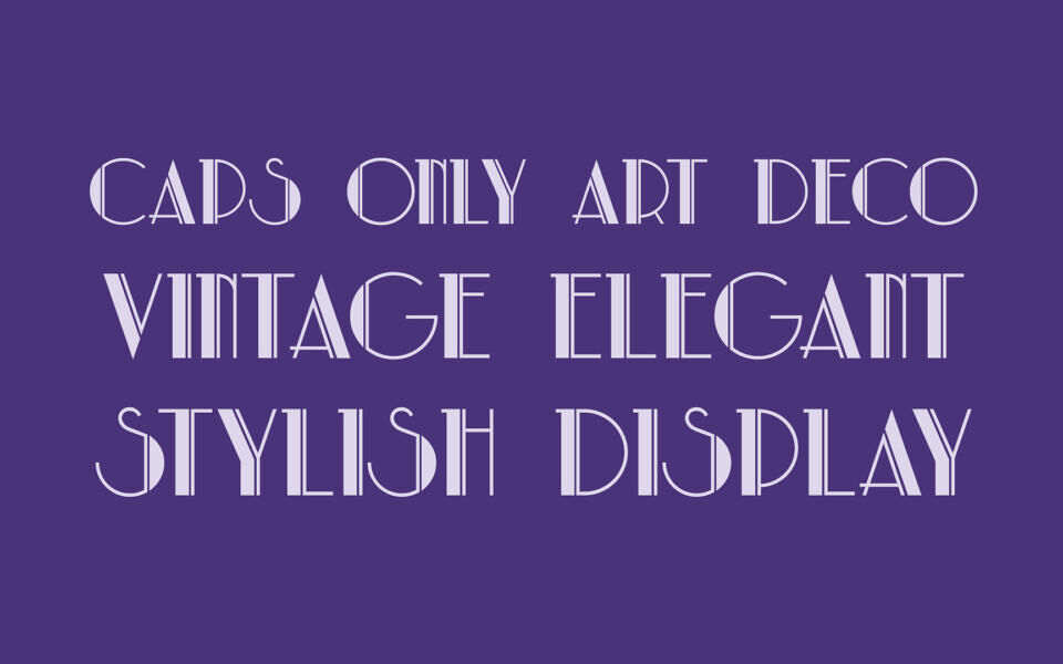 Park Lane NF Font