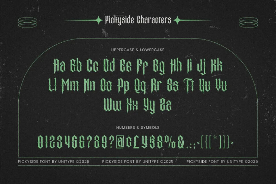 Pickyside Font