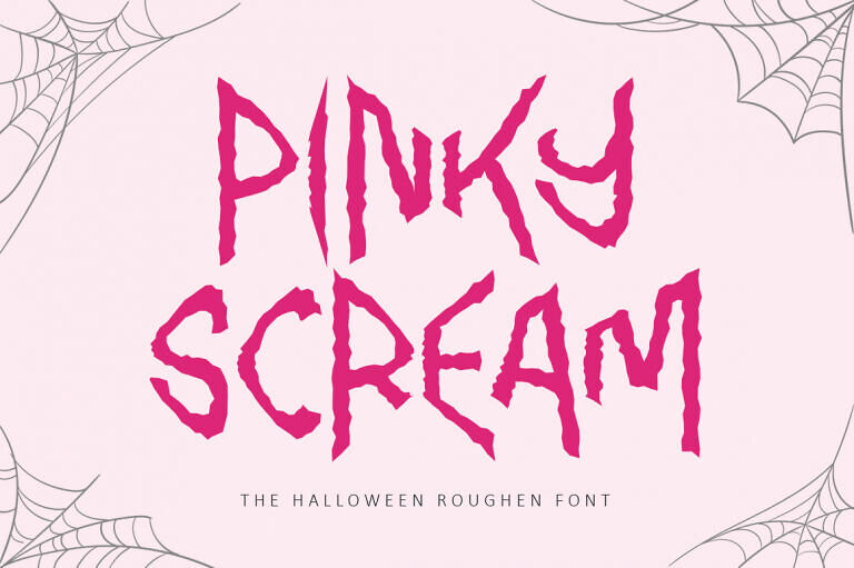 Pinky Scream Font