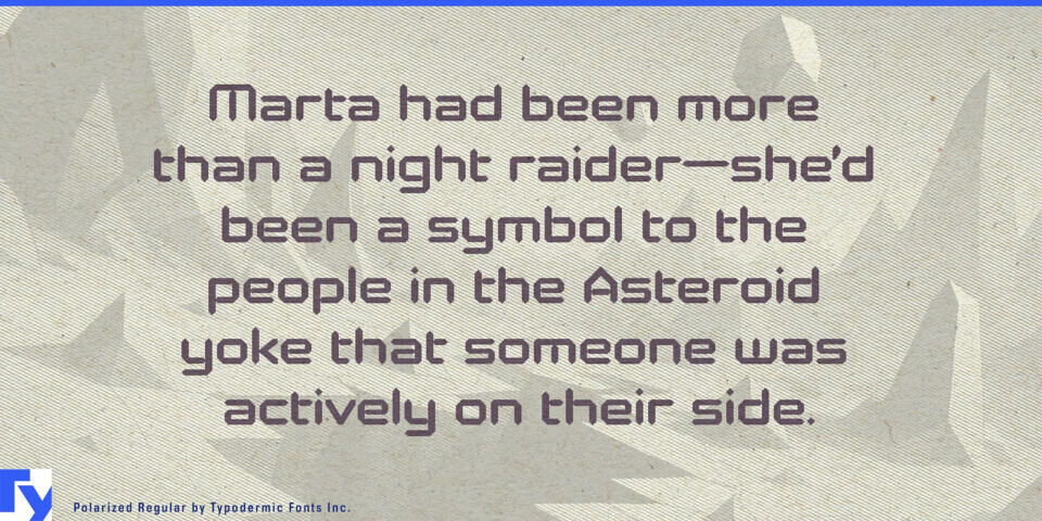 Polarized Font