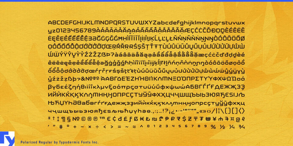 Polarized Font