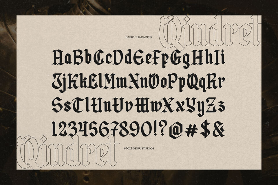 Qindret Font