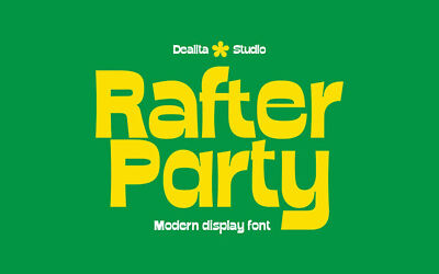 Rafter Party Font