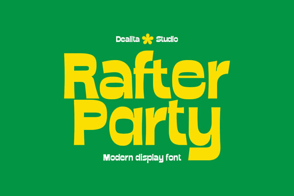 Rafter Party Font
