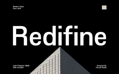 Redifine Font