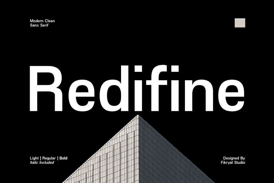 Redifine Font