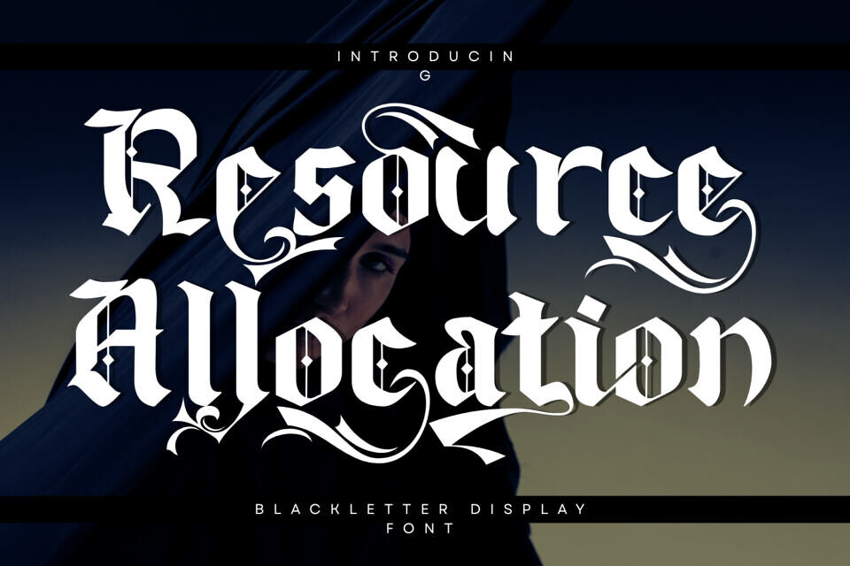 Resource Allocation Font