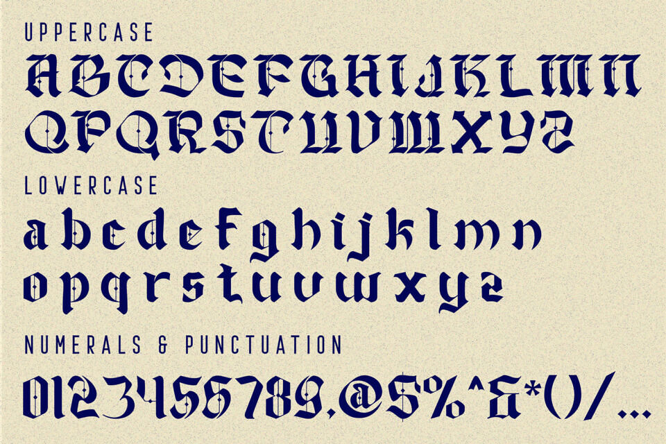 Resource Allocation Font