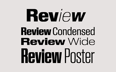 Review Font Family