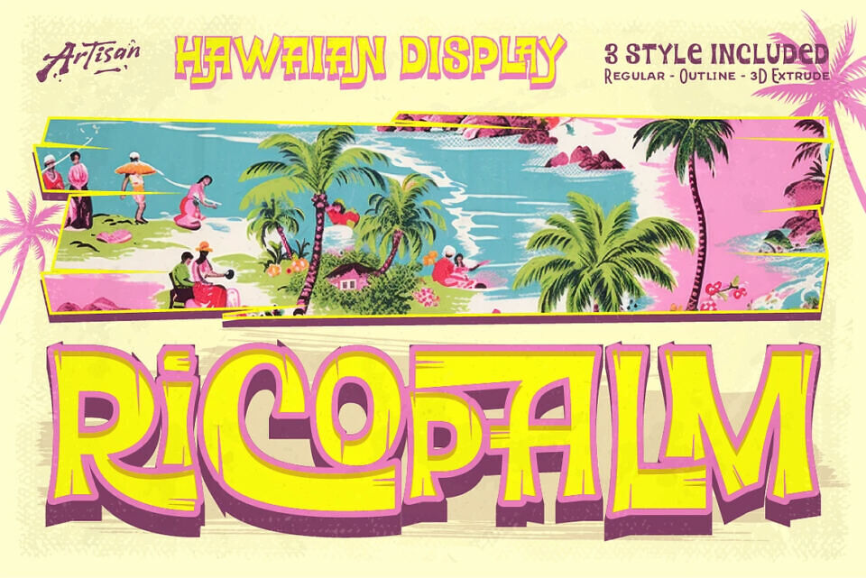 Ricopalm Font