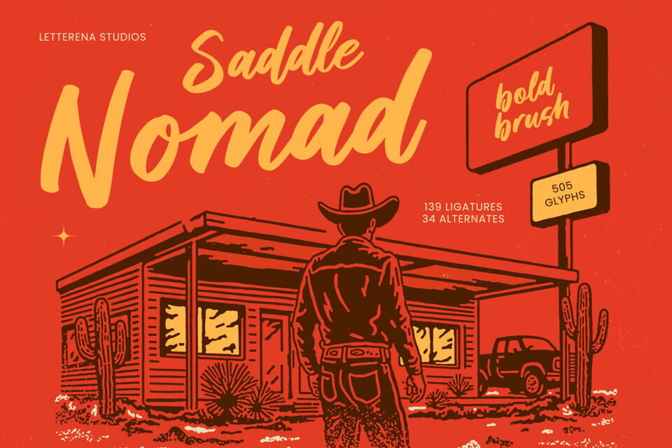 Saddle Nomad Font