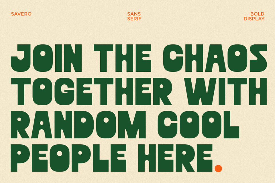 Savero Font
