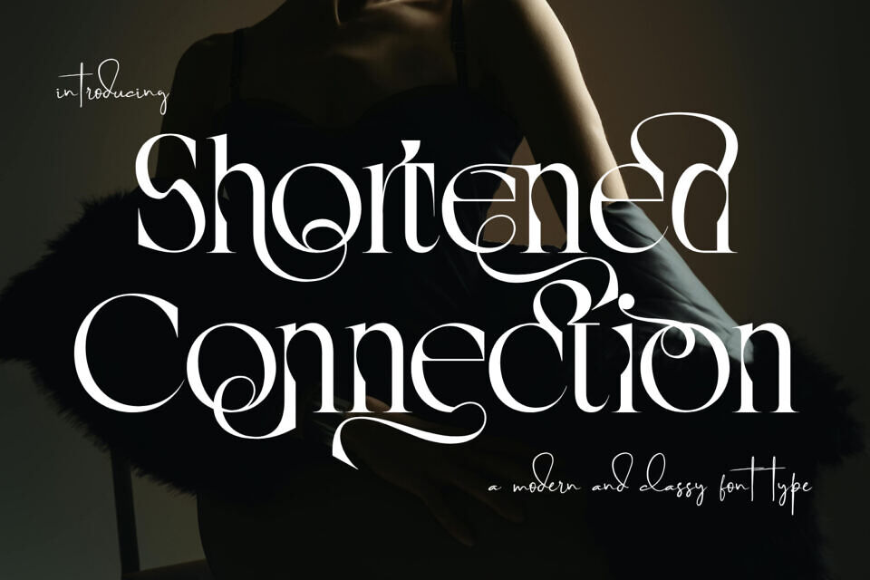 Shortened Connection Font