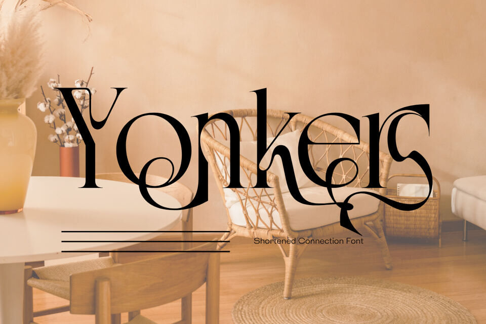 Shortened Connection Font