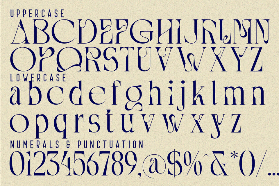Shortened Connection Font