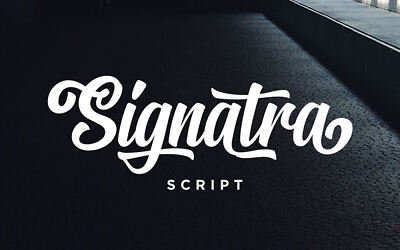 Signatra Script Font