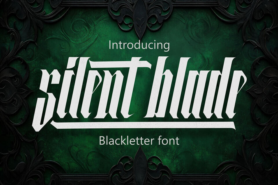 Silent Blade Font