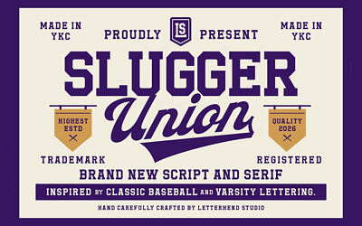 Slugger Union Font
