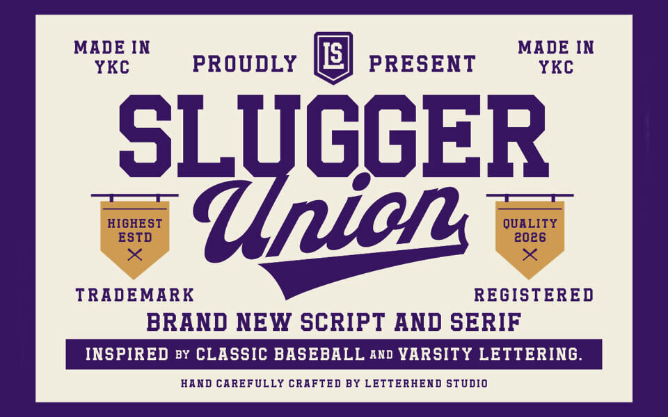 Slugger Union Font