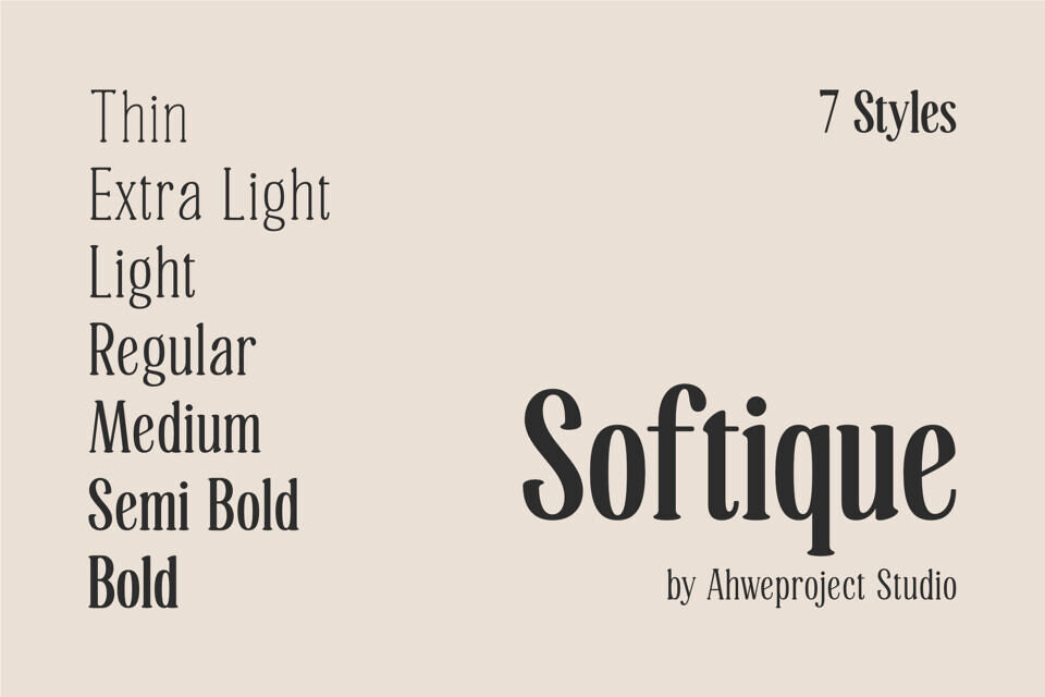 Softique Font