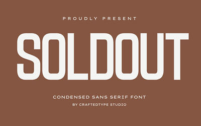 Soldout Font