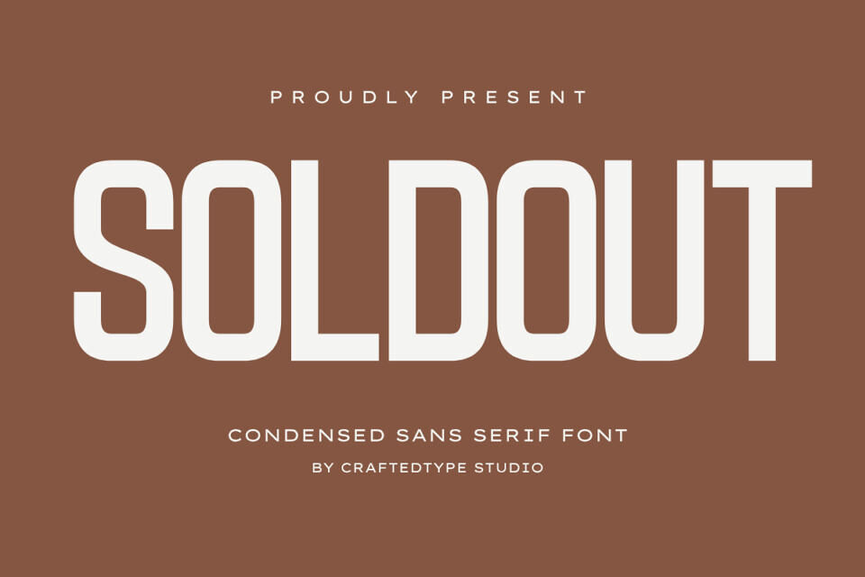 Soldout Font