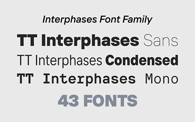 TT Interphases Pro Font Family