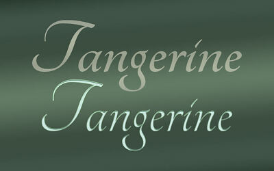 Tangerine Font
