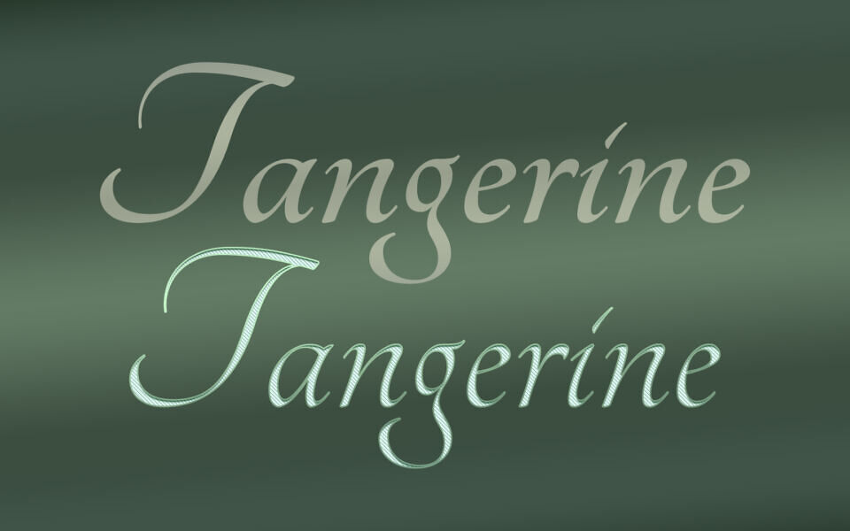 Tangerine Font