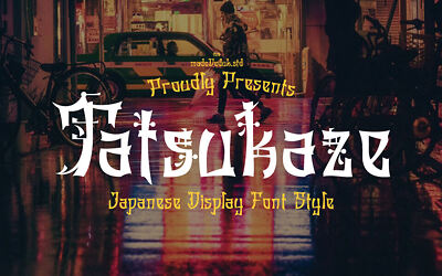 Tatsukaze Font