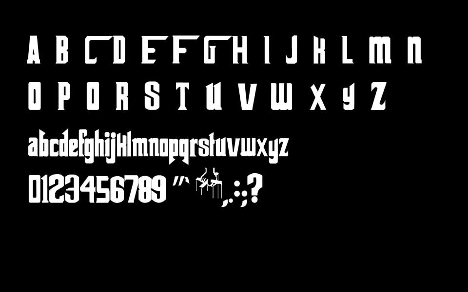 The Godfather Font