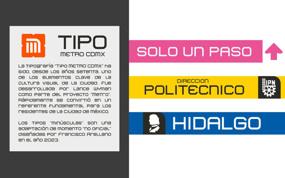 Tipo Metro CDMX Font Family