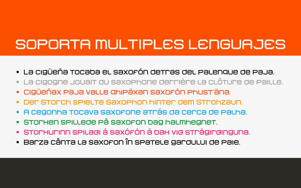 Tipo Metro CDMX Font Family