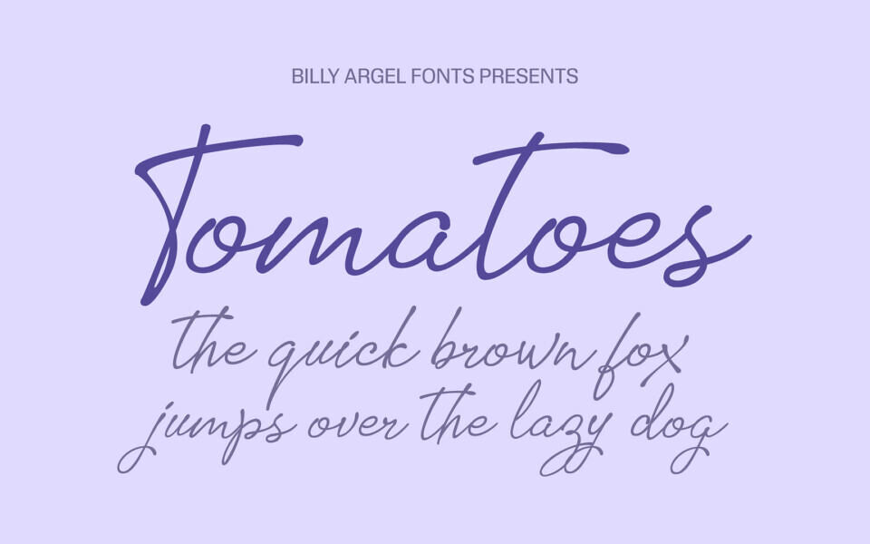 Tomatoes Font
